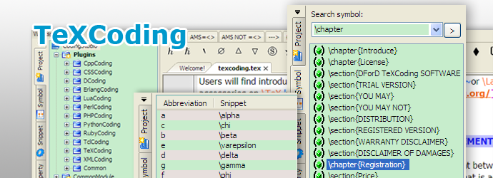 DForD TeXCoding screenshot